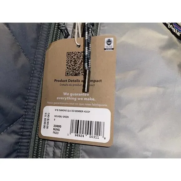 SOLD❗️wmns $200 PATAGONIA quilted jacket❗️NWT🎄🎁 - Picture 5 of 6